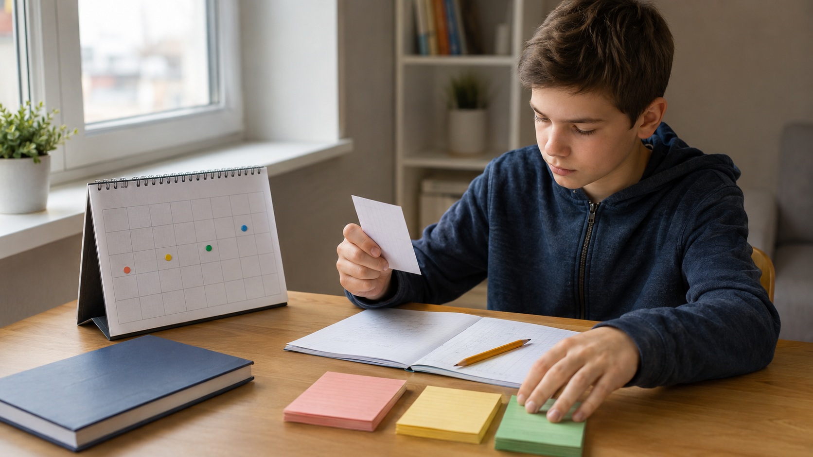 Spaced review study routine