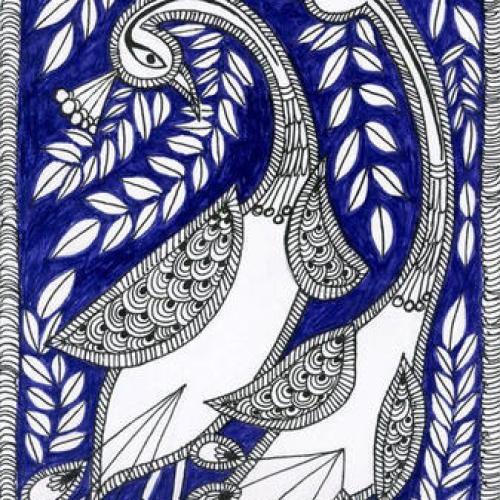 Kalamkari Art Painting, Modern Art, आधुनिक कला चित्र in Mansarovar, Jaipur , The Golden Beetle | ID: 9507817730