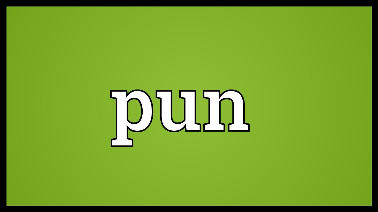 Pun Meaning - YouTube