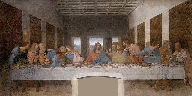 renaissance art- The Last Supper (Leonardo)