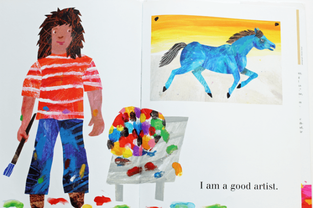 The Artist Who Painted a Blue Horse is my first literature pick for My DSS Activity Packs. | Deep Space Sparkle