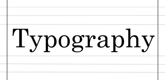 The word Typography is written.