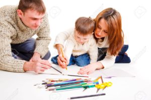 6453547-parents-drawing-together-with-their-toddler-son-300×200