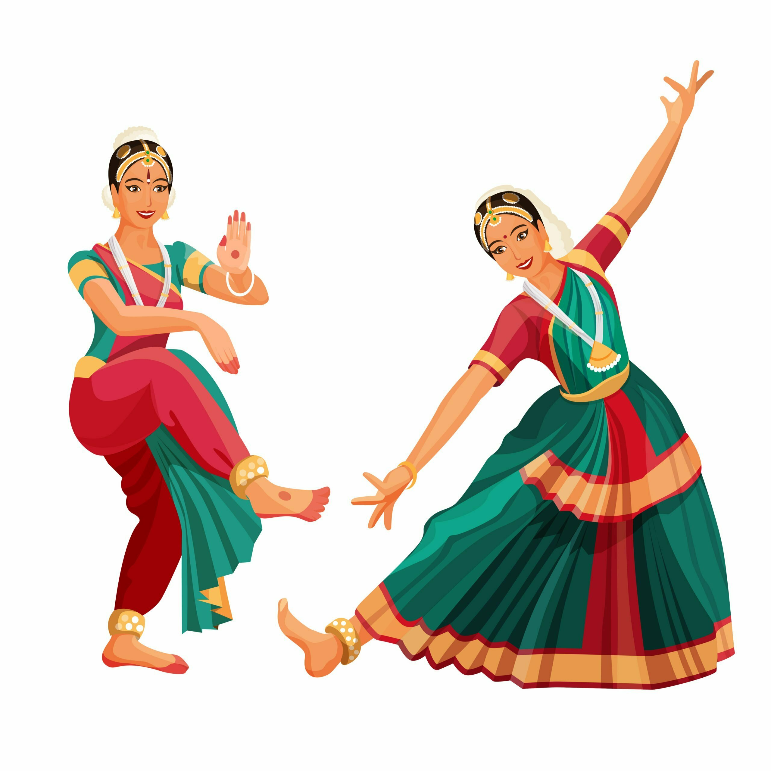 Learn Bharatanatyam [Basic Steps For Beginners] - Natya Vardhini -  Mulumandi Jump - YouTube