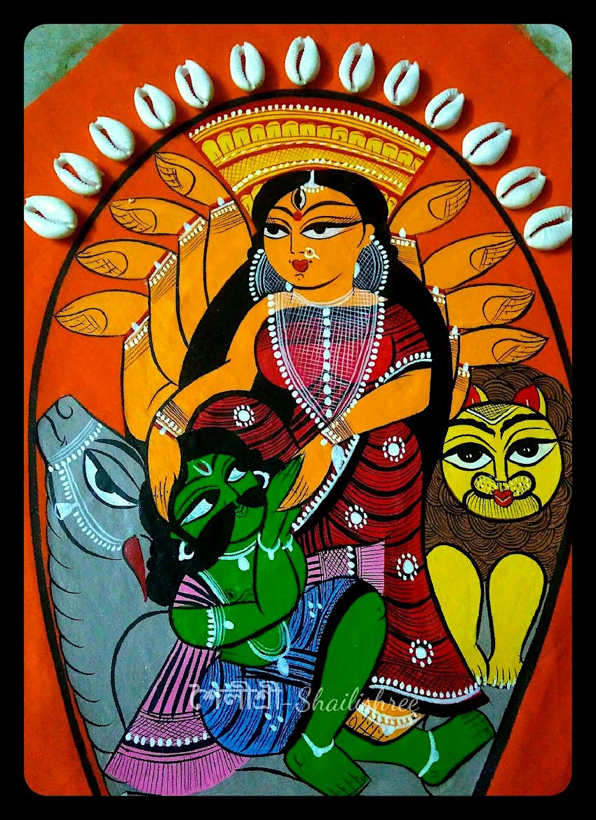 The history of Kalighat paintings