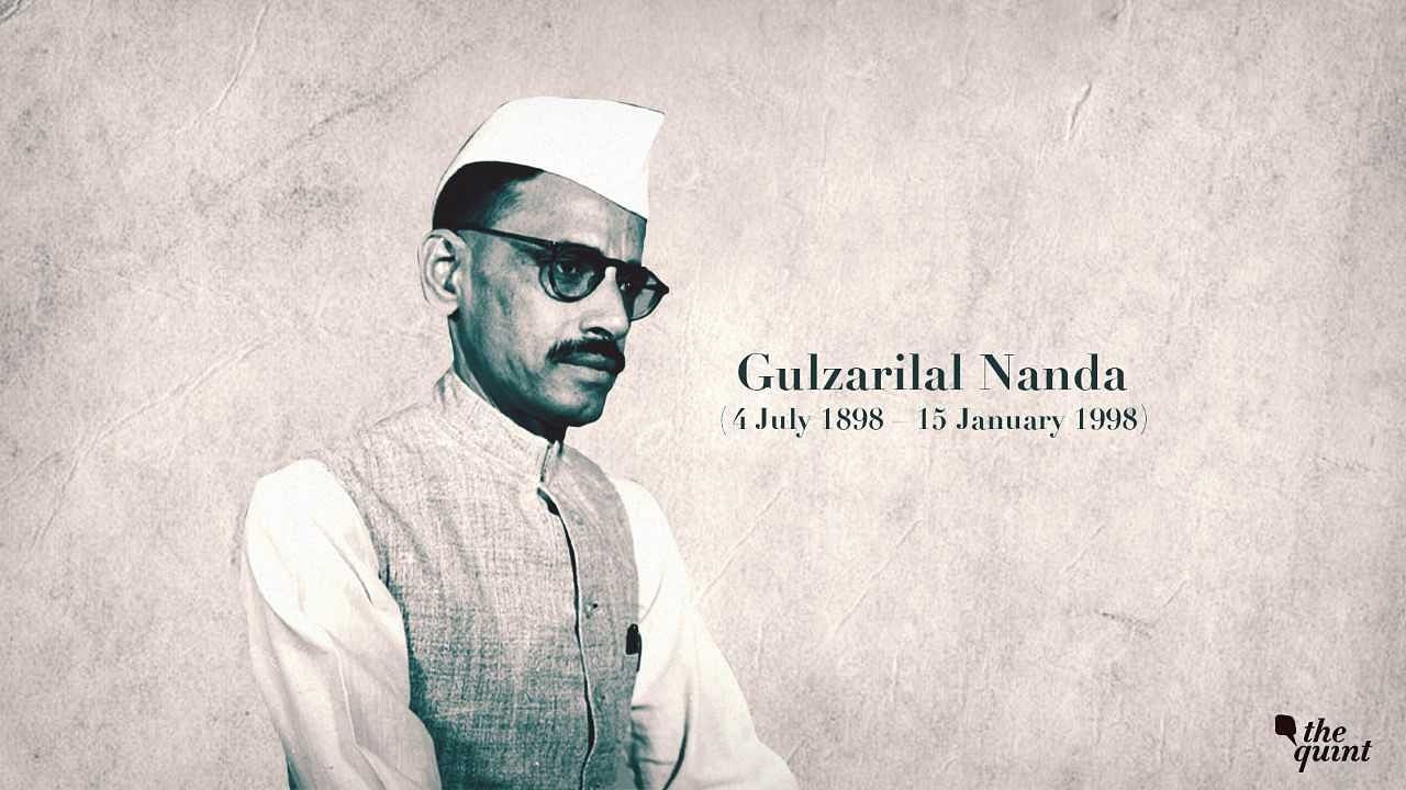 Gulzarilal Nanda Death Anniversary: The Man Who (Also) Became the PM Twice